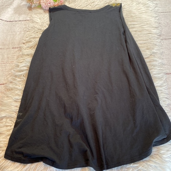 Christian Audigier 1958 Embellished High Low Tank sz L - Picture 11 of 13